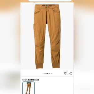 NEW Prana Women's Tan Pants Joggers Size 8
